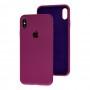 Чохол для iPhone X / Xs Slim Full maroon