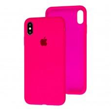 Чохол для iPhone X / Xs Slim Full shiny pink