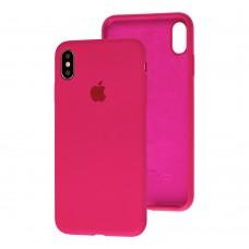 Чохол для iPhone X / Xs Slim Full rose red