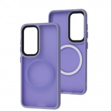 Чохол для Samsung Galaxy S23 (S911) WAVE Matte Insane MagSafe light purple