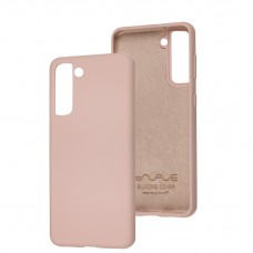 Чехол для Samsung Galaxy S21 (G991) Wave Full pink sand