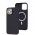 Чехол для iPhone 12 Pro Max Carbon MagSafe deep purple