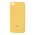 Чохол для Xiaomi Redmi Go Silky Soft Touch "жовтий"