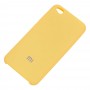 Чехол для Xiaomi Redmi Go Silky Soft Touch "желтый"