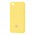 Чехол для Xiaomi Redmi Go Silky Soft Touch "лимонный"