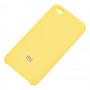 Чехол для Xiaomi Redmi Go Silky Soft Touch "лимонный"