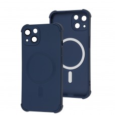 Чехол для iPhone 13 WAVE Silk Touch WXD MagSafe blue