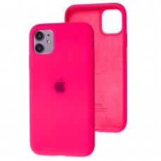 Чохол для iPhone 11 Silicone Full pink hot