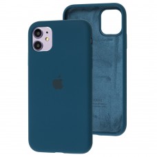 Чохол для iPhone 11 Silicone Full cosmos blue
