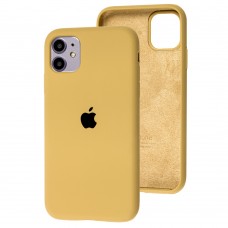 Чехол для iPhone 11 Silicone Full golden