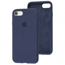Чехол для iPhone 7 / 8 Silicone Full синий / midnight blue