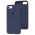 Чохол для iPhone 7/8 Silicone Full синій / midnight blue