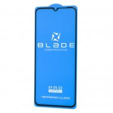 Защитное стекло для Samsung Galaxy A12 Full Glue Blade Pro черное 