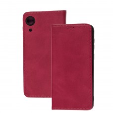 Чохол книжка Samsung Galaxy A03 Core (A032) Black magnet рожевий