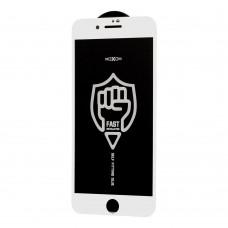 Защитное стекло для iPhone 7 Plus / 8 Plus Moxom белое