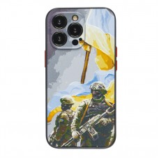 Чехол для iPhone 13 Pro WAVE Ukraine Shadow Matte warriors of light