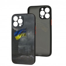Чохол для iPhone 13 Pro Max WAVE Ukraine Shadow Matte unbreakable