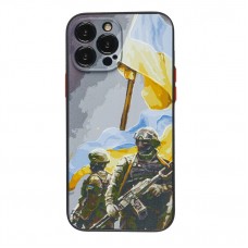 Чохол для iPhone 13 Pro Max WAVE Ukraine Shadow Matte warriors of light