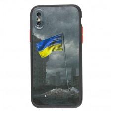 Чохол для iPhone X / Xs WAVE Ukraine Shadow Matte unbreakable