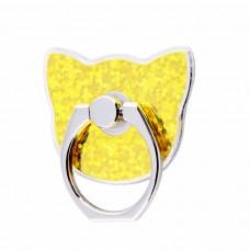 Кольцо держатель Gold Crown Shining Kitty yellow