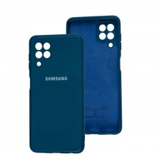 Чехол для Samsung Galaxy A22 / M22 / M32 Full camera синий / cosmos blue
