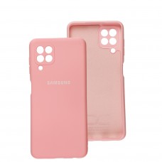 Чехол для Samsung Galaxy A22 / M22 / M32 Full camera розовый / light pink