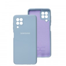Чехол для Samsung Galaxy A22 / M22 / M32 Full camera светло-голубой