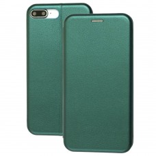 Чохол книжка для iPhone 7 Plus / 8 Plus Premium зелений
