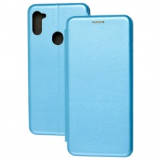 Чехол книжка Premium для Samsung Galaxy A11 / M11 голубой