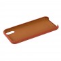 Чохол silicone case для iPhone Xr brown