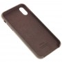 Чехол silicone case для iPhone Xr coffee