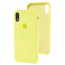 Чехол silicone case для iPhone Xr mellow yellow
