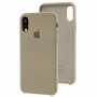 Чехол silicone case для iPhone Xr pebble