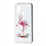 Чехол для Samsung Galaxy M21 / M30s Fashion mix фламинго