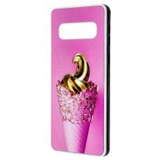 Чехол для Samsung Galaxy S10+ (G975) Fashion mix мороженое