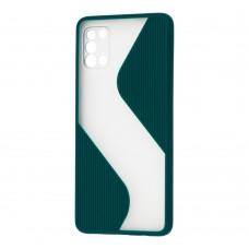 Чехол для Samsung Galaxy A31 (A315) Totu wave зеленый