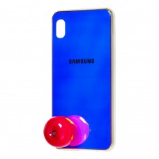 Чехол Shining для Samsung Galaxy A10 (A105) зеркальный фиолетовый