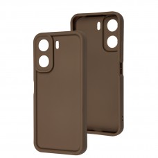 Чохол для Xiaomi Redmi 13C / Poco C65 Shock sides brown