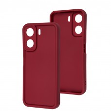 Чохол для Xiaomi Redmi 13C / Poco C65 Shock sides bordo