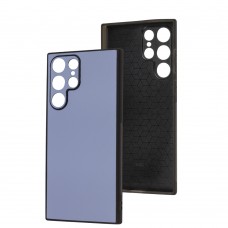Чехол для Samsung Galaxy S22 Ultra (S908) Classic leather case light purple