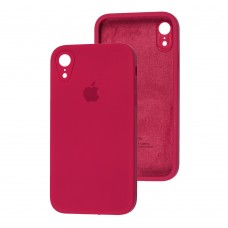 Чехол для iPhone Xr Square Full camera красный / rose red