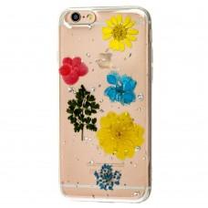 Чехол Nature Flowers для iPhone 6 клевер цветной