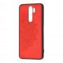 Чохол для Xiaomi Redmi Note 8 Pro Mandala 3D червоний