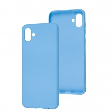 Чехол для Samsung Galaxy A04 (A045) Candy голубой
