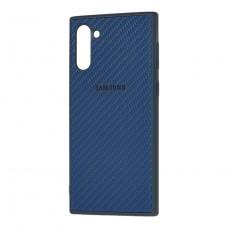 Чехол для Samsung Galaxy Note 10 (N970) Carbon New синий