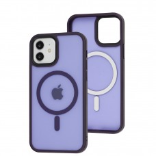Чехол для iPhone 12/12 Pro WAVE Matte Insane MagSafe deep purple