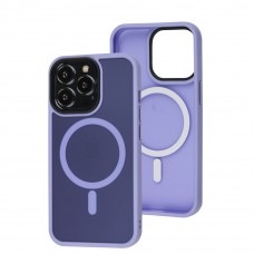 Чохол для iPhone 13 Pro WAVE Matte Insane MagSafe light purple