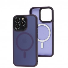 Чохол для iPhone 13 Pro WAVE Matte Insane MagSafe deep purple