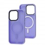 Чохол для iPhone 14 Pro WAVE Matte Insane MagSafe light purple