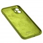 Чехол для iPhone 11 Silicone Slim Full camera army green